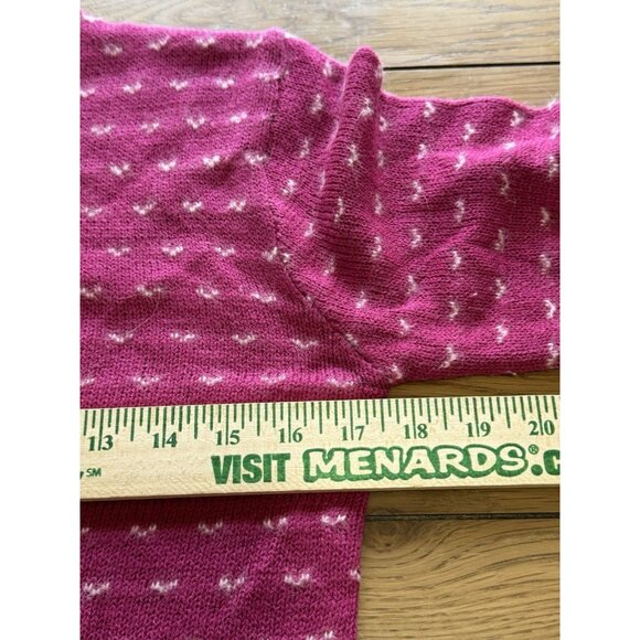 Eclipse Knitted Sweater Wool Blend Size Medium Long Sleeve Colorful 80's Vintage - Picture 8 of 12